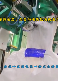 碳酸鈉噸袋全自動包裝線，全自動噸袋包裝設(shè)備真實案例
