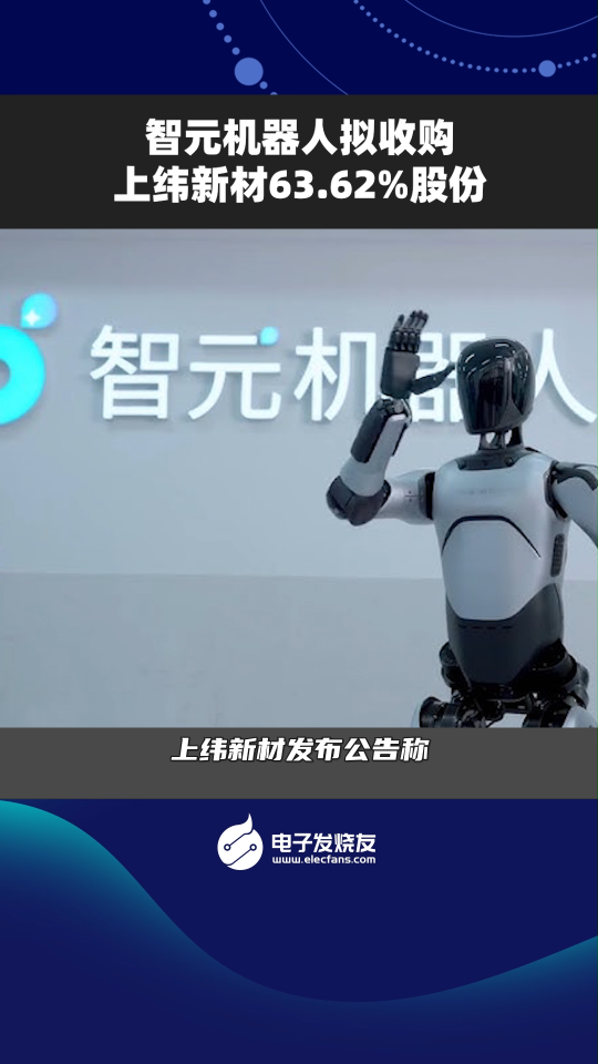 智元機(jī)器人擬收購(gòu)上緯新材63.62%股份