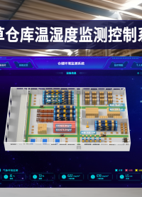 煙草倉庫溫濕度監測控制系統 #plc #物聯網 #人工智能 