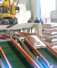 某老板上了碼垛機(jī)器人后解放了勞動(dòng)力一年回本省出了幾十個(gè)w