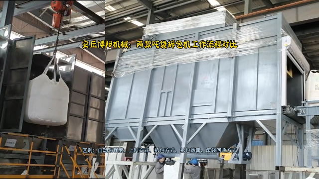 氯化銨噸袋自動(dòng)拆包機(jī)與全自動(dòng)噸包拆包機(jī)的對(duì)比