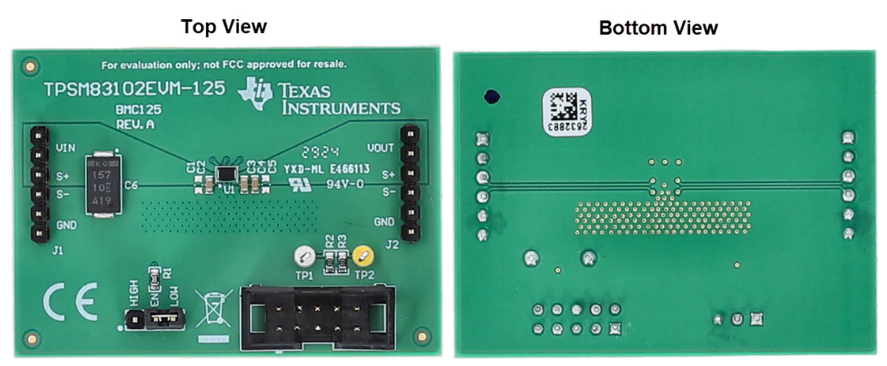 Texas Instruments TPSM83102EVM-125 評(píng)估模塊（EVM）數(shù)據(jù)手冊(cè)