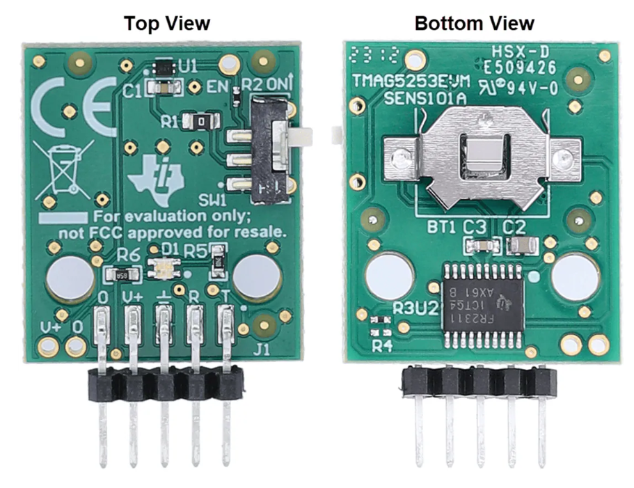 Texas Instruments TMAG5253EVM傳感器評估模塊 (EVM)數據手冊