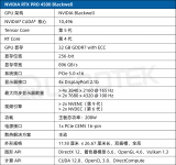 NVIDIA RTX PRO 4500 Blackwell产品特性