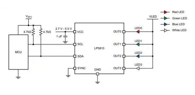 <b class='flag-5'>LP</b>5810 4ͨRGBW <b class='flag-5'>LED</b><b class='flag-5'></b><b class='flag-5'></b><b class='flag-5'></b>