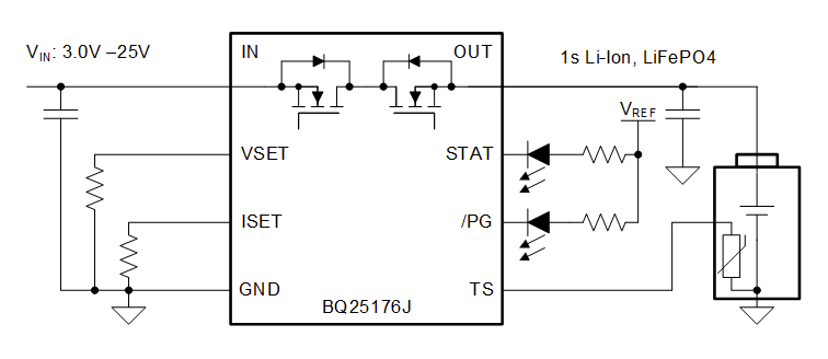 BQ25176J 800<b class='flag-5'>mA</b><b class='flag-5'></b><b class='flag-5'>﮵</b><b class='flag-5'></b>