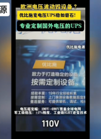 【优比施电源】出口设备专用配套UPS电源，专业定制海外各种电压