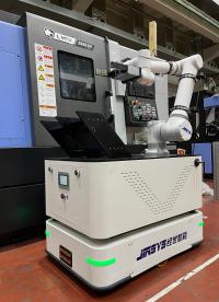 經(jīng)世智能CNC上下料復(fù)合機(jī)器人#CNC  #機(jī)器人 #機(jī)床 #人工智能 