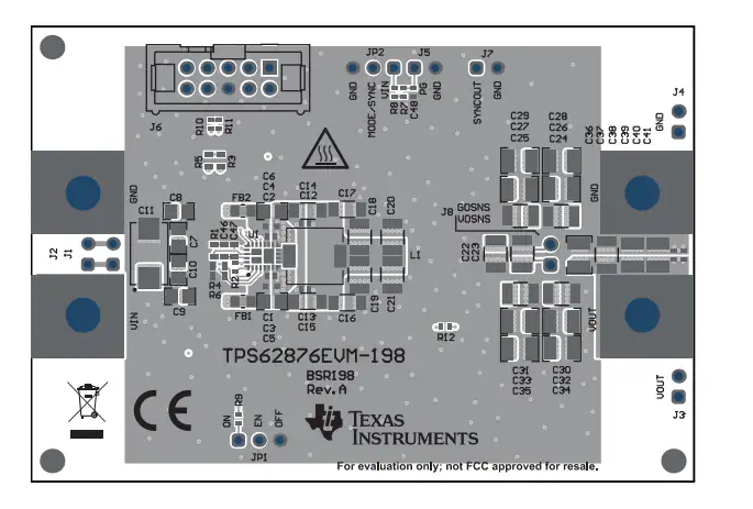 <b class='flag-5'>德州仪器</b>TPS62876<b class='flag-5'>EVM</b>-198<b class='flag-5'>评估</b><b class='flag-5'>模块</b><b class='flag-5'>技术</b><b class='flag-5'>解析</b>与应用<b class='flag-5'>指南</b>