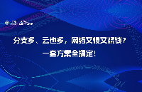 分支多、云也多，網(wǎng)絡(luò)又慢又燒錢？一套方案全搞定！