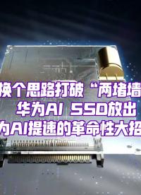 打破性能容量?jī)啥聣?，華為AI SSD如何為AI提速？