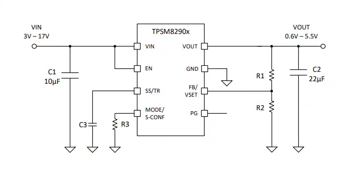 TPSM82902同步降壓式轉(zhuǎn)換器電源模塊深度解析