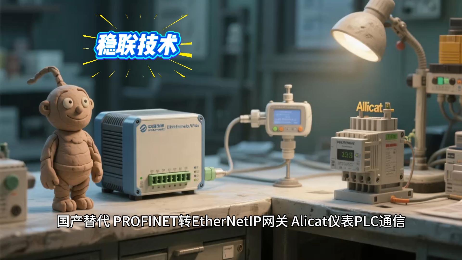 替代首選PROFINET轉(zhuǎn)EtherNetIP網(wǎng)關(guān)，Alicat儀表PLC通信#電路知識 #plc 