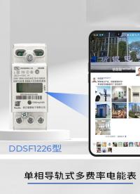 單相導(dǎo)軌式多費(fèi)率交流電能表DDSF1226型