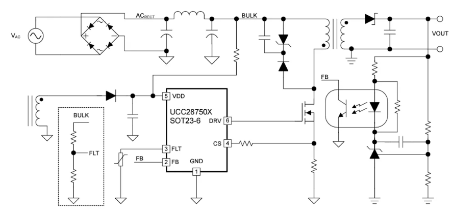 Texas Instruments <b class='flag-5'>UCC</b>28750<b class='flag-5'>電流</b><b class='flag-5'>模式</b>反激式<b class='flag-5'>控制器</b><b class='flag-5'>技術(shù)</b>解析與應(yīng)用指南