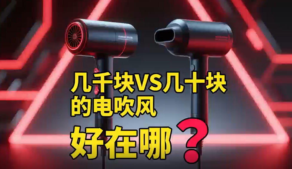 #幾千塊 vs 幾十塊的電吹風(fēng)：百倍差價(jià)，到底貴在哪？好在哪？