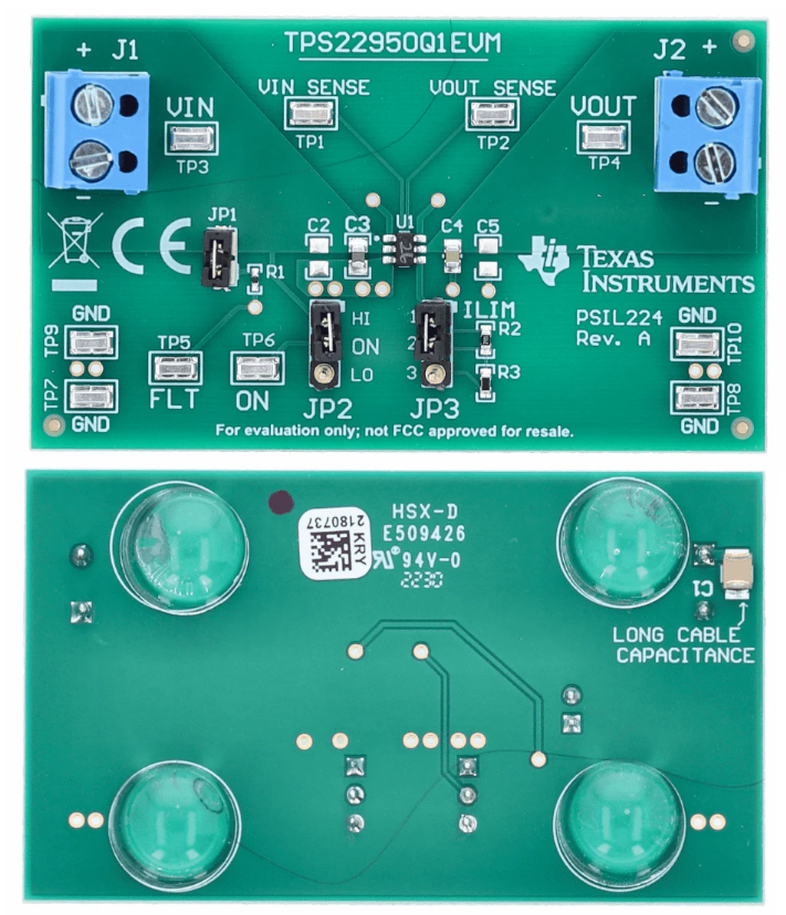 TPS22950-<b class='flag-5'>Q1</b><b class='flag-5'>评估</b><b class='flag-5'>模块</b>(<b class='flag-5'>EVM</b>)<b class='flag-5'>技术</b><b class='flag-5'>解析</b>与应用<b class='flag-5'>指南</b>