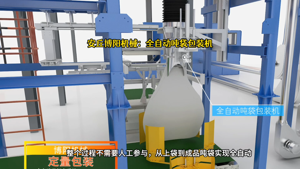 銅精礦全自動(dòng)噸袋包裝機(jī) 連續(xù)噸袋包裝秤工作過程# 