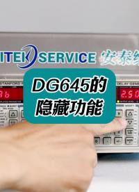 DG645 前面板的隱藏功能 #儀器儀表 #儀器儀表維修 #數(shù)字延遲發(fā)生器 #科普 