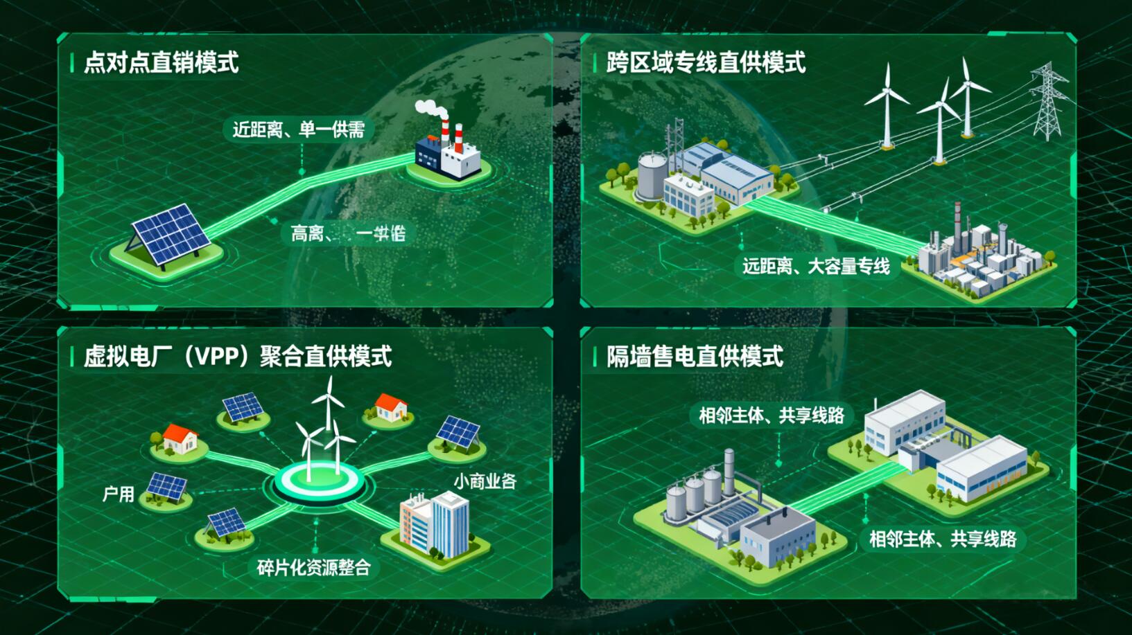 哪種<b class='flag-5'>綠</b><b class='flag-5'>電</b><b class='flag-5'>直連</b>模式更適合？四大方案全面剖析