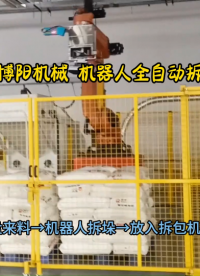 氧化鎂自動破包機(jī)器人 自動破包機(jī)器人解決方案
#人工智能 #工業(yè)機(jī)器人
 