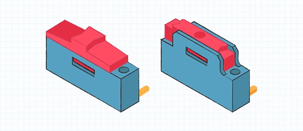 Raised versus flat actuator slide switches 采用凸起與扁平執(zhí)行器的滑動(dòng)開(kāi)關(guān)
