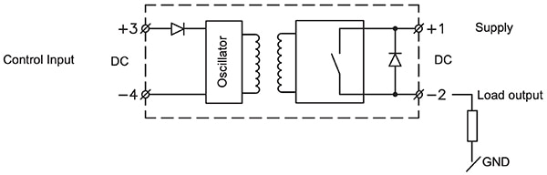 Carlo Gavazzi RP1D060D8 變壓器耦合示意圖