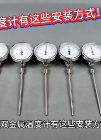原來雙金屬溫度計(jì)有這些安裝方式！
