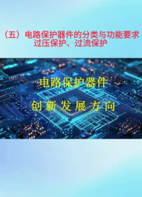(5)电路保护器件的分类与功能要求过压保护、过流保护