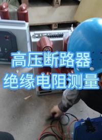 斷路器絕緣電阻測量使用 #絕緣電阻測試儀 #兆歐表 