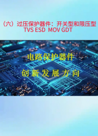 （6）过压保护器件：开关型和限压型TVS ESD MOV GDT