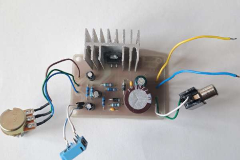 Audio amplifier with 1x TDA2030 - 25W