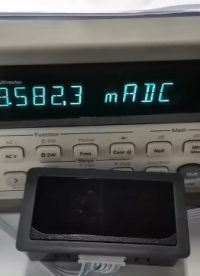 485電流表頭（HuiYue輝躍）與安捷倫34401A六位半臺(tái)式萬(wàn)用表實(shí)測(cè)對(duì)比（自動(dòng)量程），電源與信號(hào)全隔離！