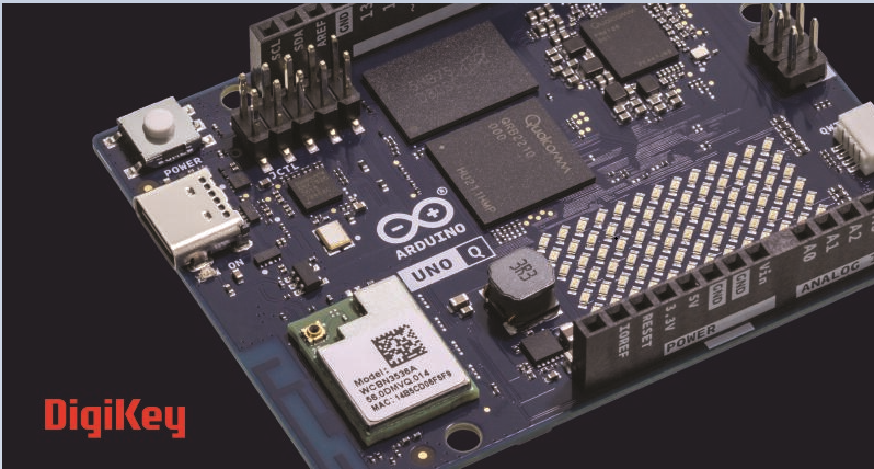 <b class='flag-5'>Arduino</b> <b class='flag-5'>UNO</b> Q 登陸 DigiKey,現(xiàn)已開放預(yù)訂