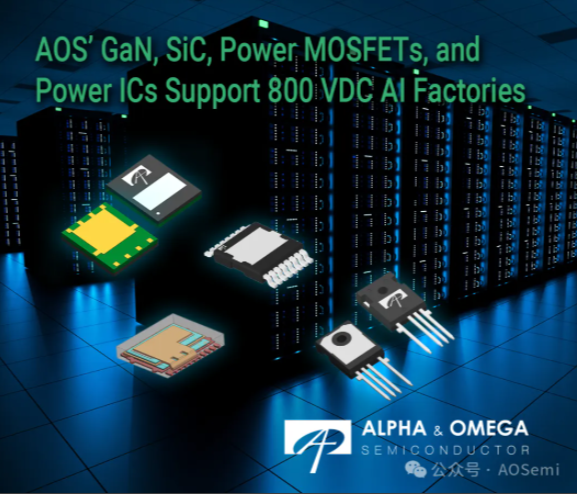 800VDC，AI能效之鑰：AOS創(chuàng)新功率組合方案
