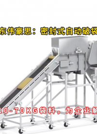 鈣粉自動(dòng)拆袋投料站 密封式自動(dòng)拆包機(jī)東營(yíng)案例

