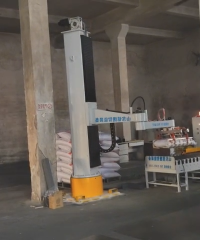 工業(yè)機器人自動碼垛設(shè)備立柱碼垛機每小時碼垛200-500包