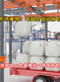 樹(shù)脂粉智能?chē)嵈拼O(shè)備 濰坊全自動(dòng)噸包拆包機(jī)
