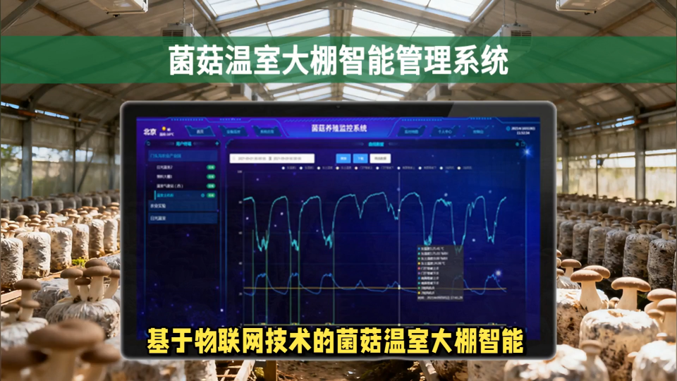 連棟菌菇棚難管理？智能系統(tǒng)：LoRa穿透棚膜傳數(shù)據(jù)，多區(qū)同步控溫濕 #農(nóng)業(yè)物聯(lián)網(wǎng) #plc #物聯(lián)網(wǎng) 