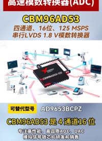 CBM97D39 高性能射頻 DAC，14位、2.5 GSPS、RF數(shù)模轉(zhuǎn)換器 #國(guó)產(chǎn)芯片 #DAC #高速 