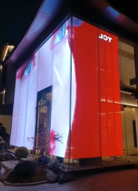 當科技邂逅藝術，門扉即舞臺，LED全息感應門指尖輕觸，光影隨行# LED全息屏# 國鑫光電