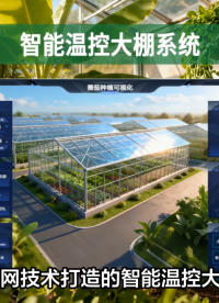 告別看天吃飯！物聯(lián)網(wǎng)讓溫控大棚實現(xiàn)種植環(huán)境精準(zhǔn)預(yù)判 #農(nóng)業(yè)物聯(lián)網(wǎng) #電工 #物聯(lián)網(wǎng) #plc 