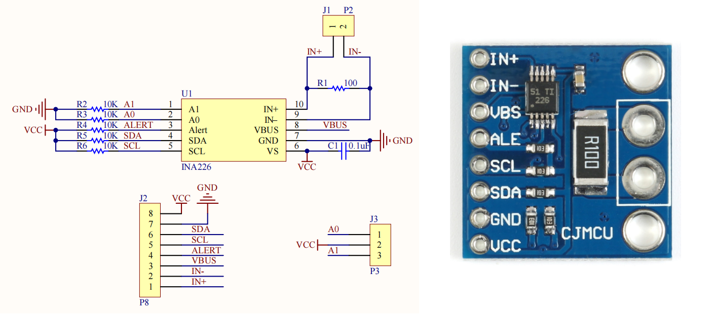 STM32 驱动 INA226 测量电流电压功率