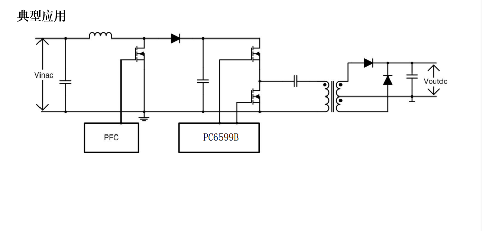PC6599B高壓諧振控制器應用電壓參數(shù)極限