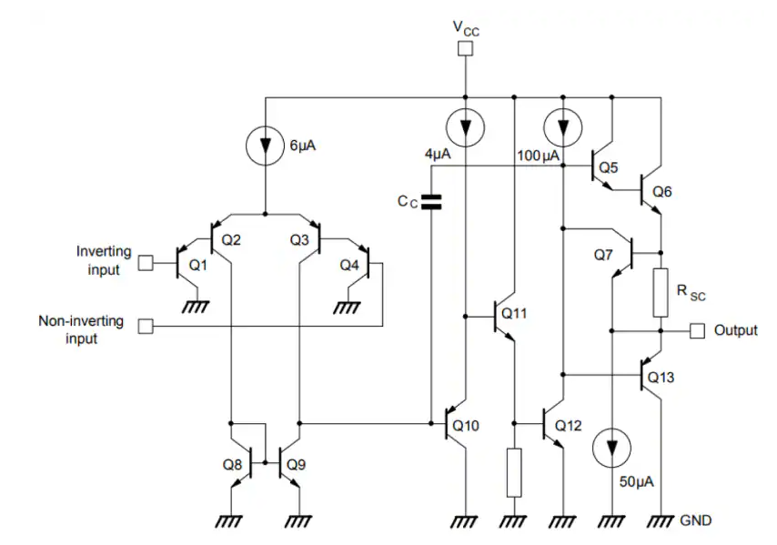 LM2902B低功耗四通道運算放大器技術解析與應用指南
