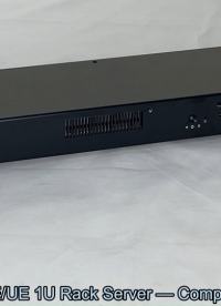 Qotom Q30900SE-1U：集成8网口的机架式工业级迷你服务器
#嵌入式服务器 #工业电脑 #sfp 