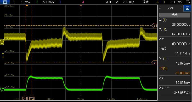 COT控制架构下ASP3605负载调整特性评估