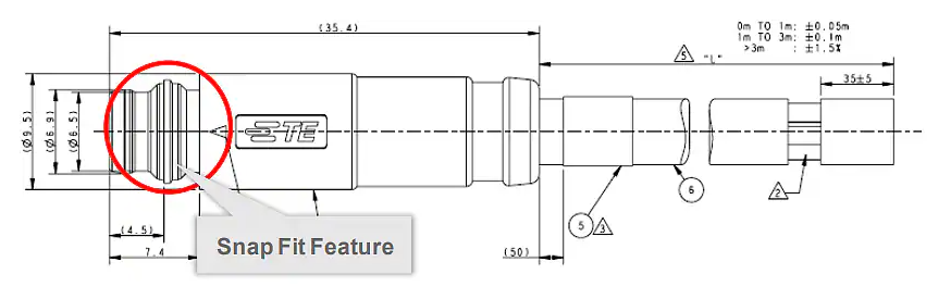 TE Connectivity M8 B-Code 5引腳尾纖電纜組件技術(shù)解析