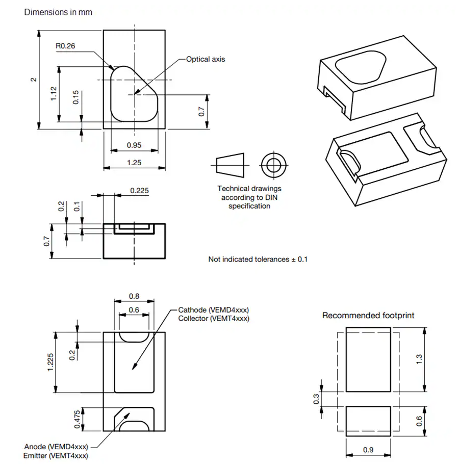 Vishay VEMD4210FX02環(huán)境光傳感器技術(shù)解析與應(yīng)用指南