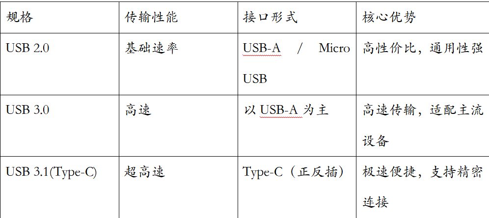 USB2.0/3.0/3.1防水連接器選型手冊(cè)：共性、<b class='flag-5'>差異</b>、<b class='flag-5'>場(chǎng)景</b>全理清